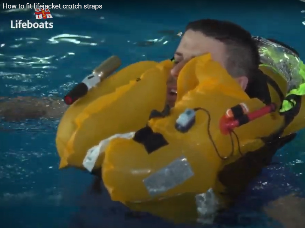 Excellent safety video – always use crotch straps