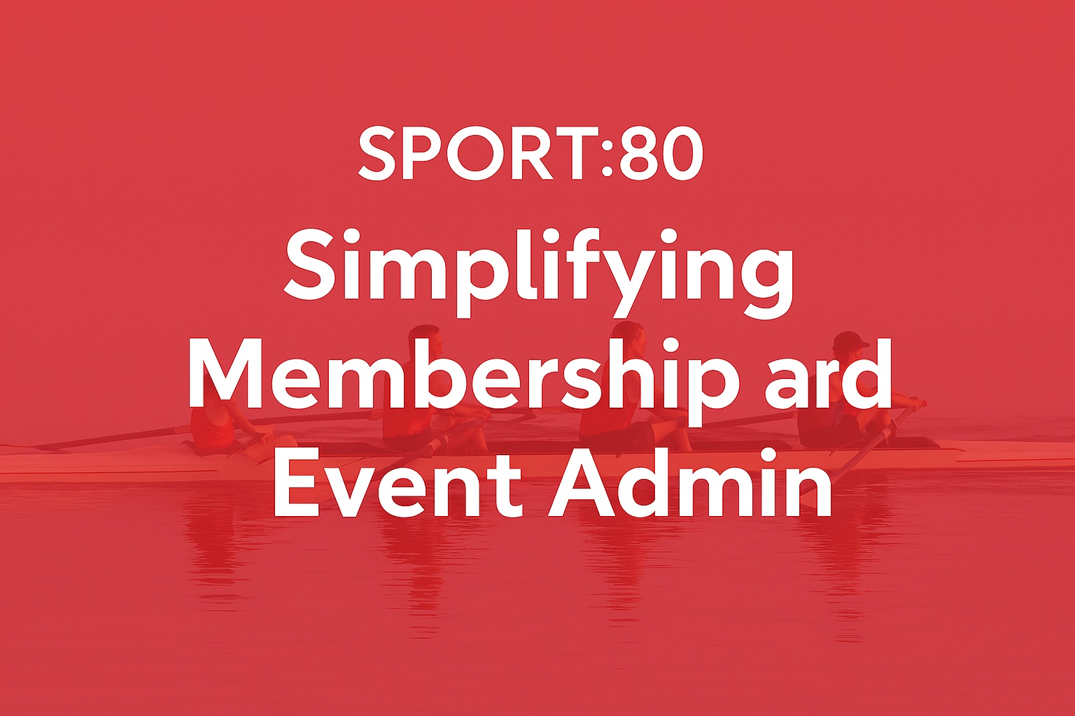 Introducing Sport80 – Club Briefing Document