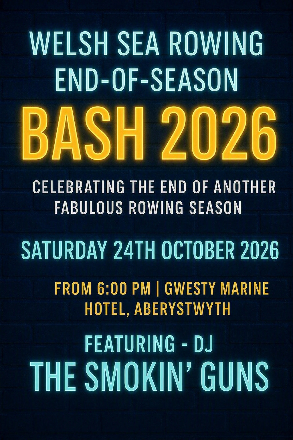 TICKET PAGE for WSR Presentation Dinner & End of Season Bash 2026